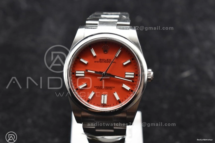 VR 1:1 Red Clean Edition 124300 Steel Perpetual 904L 41mm Oyster 938 Dial Best Unisex 0204